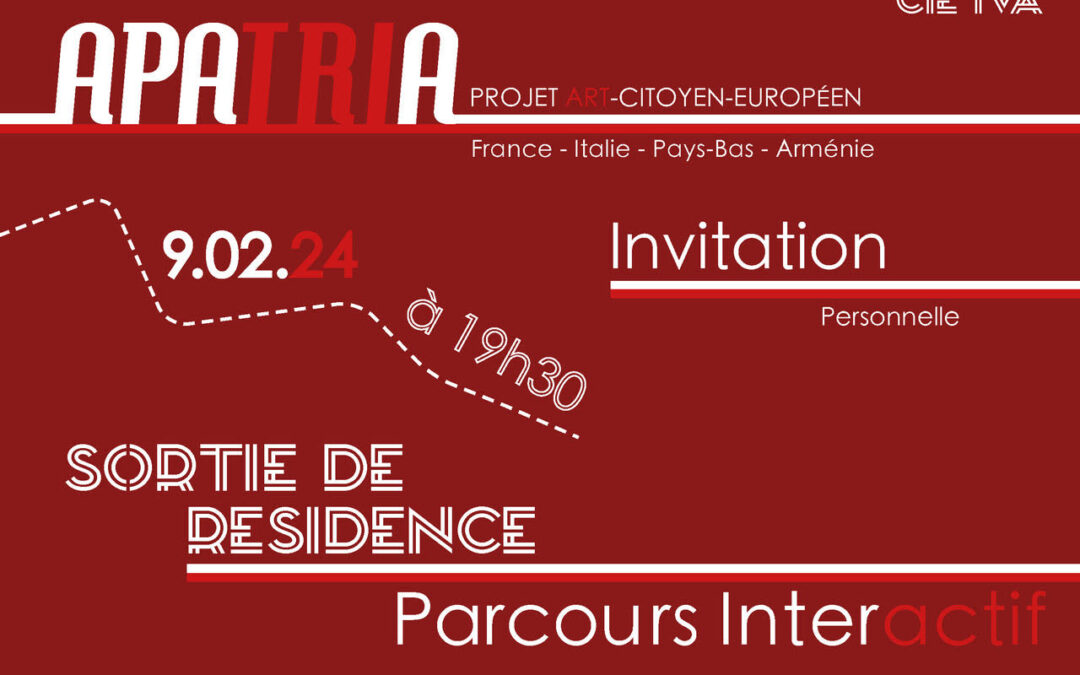 Invitation APATRIA 9 février